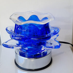 Blue Oil Warmer Lamp