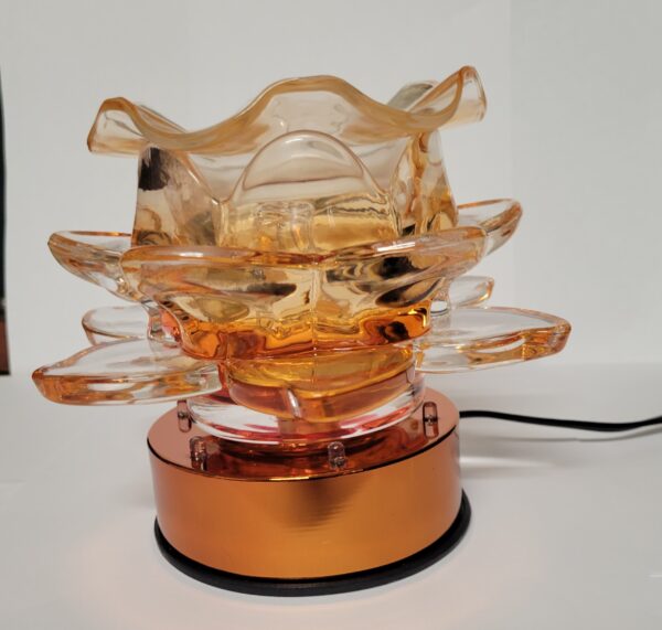 Orange Oil Warmer Lamp