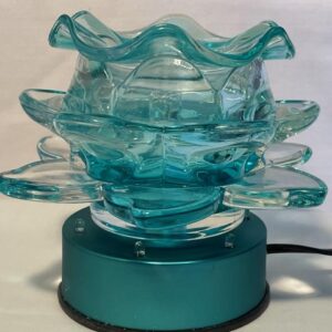 Teal Oil Warmer Lamp